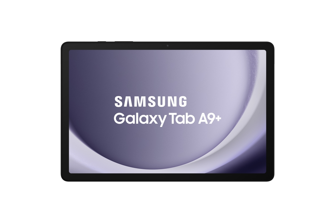 Galaxy Tab A9+_夜幕灰_產品圖_大正面LOGO_0